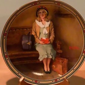 Norman Rockwell plate